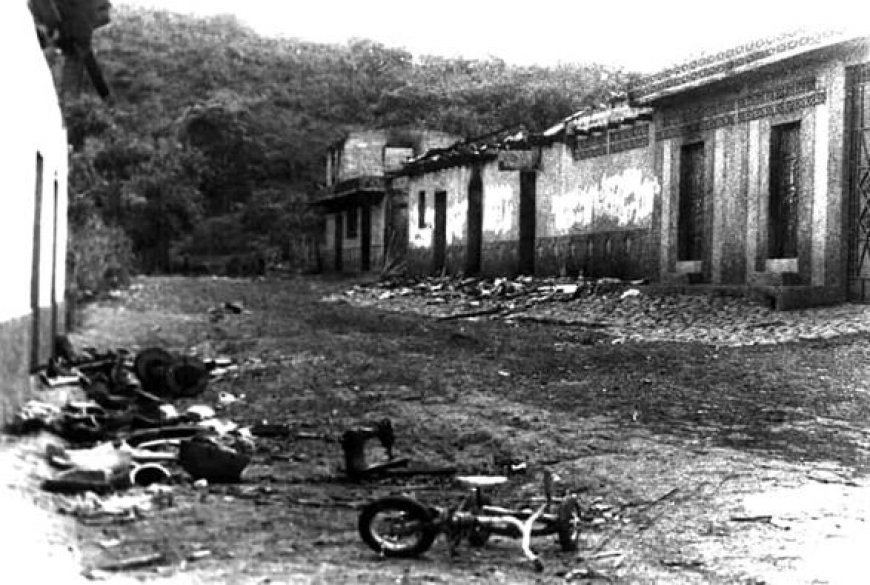 El Mozote, la peor Masacre cometida por el ejército salvadoreño.